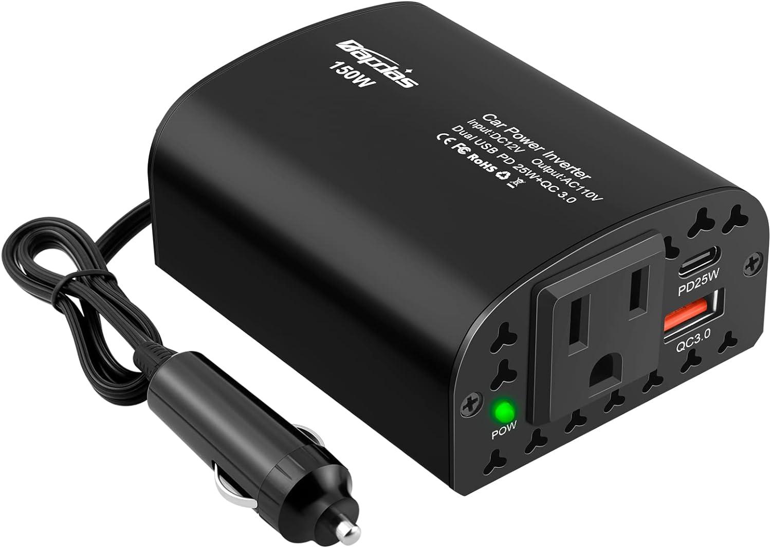 Car Power Showdown: 150W Inverter vs QC3.0 Charging... Tested for Efficiency