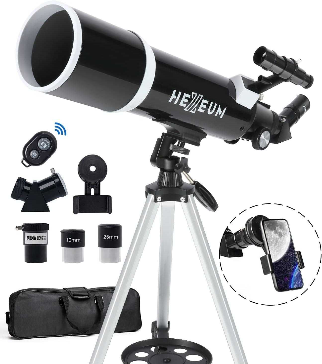 Refractor Telescope Showdown: 90mm vs. 70mm - Night Sky Benefits for Quick Setup