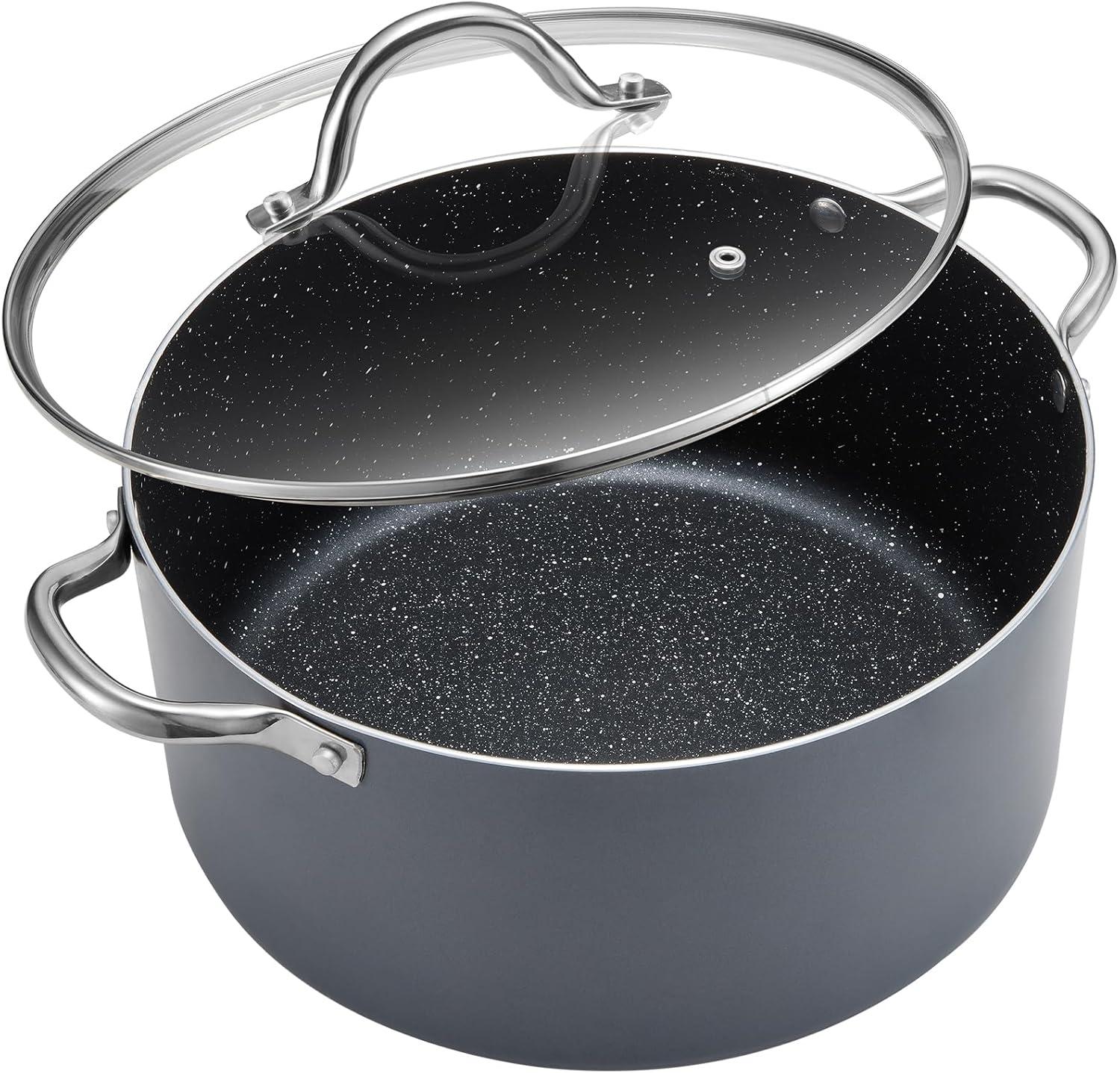 BEZIA 12Qt Non-Stick Induction Stock Pot vs. Regular: Tested for Big Gatherings