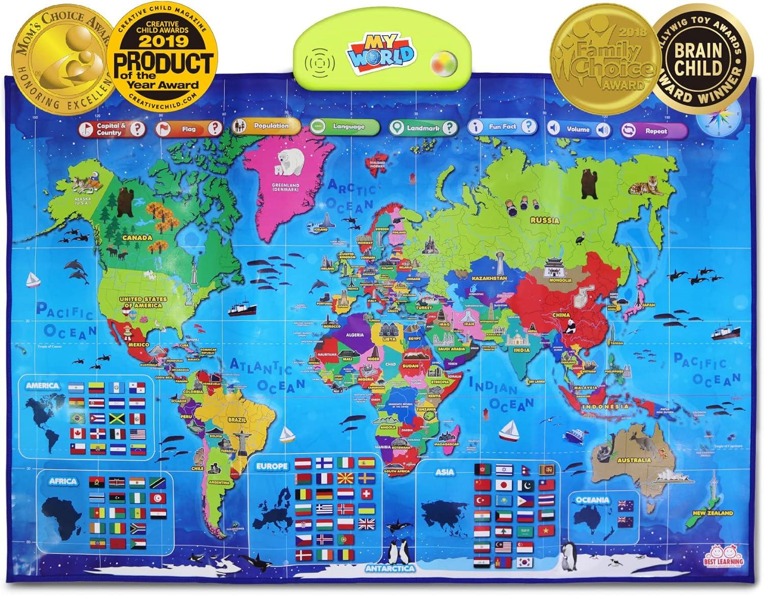 Interactive Map vs Static Chart: Surprising Ed Toy Benefits Tested for Kids Ages 5-12