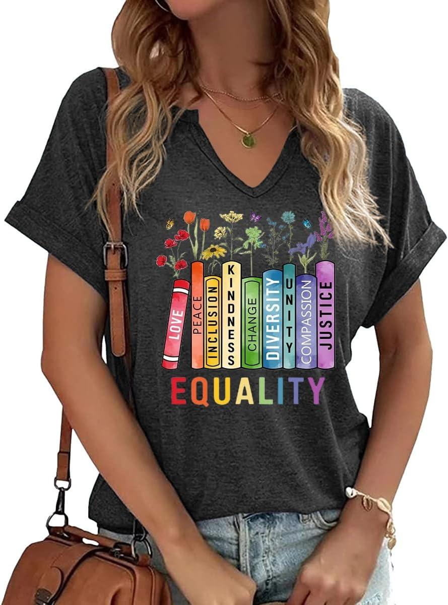 Show Your Support: Compared Women's Vote T-Shirt with QR Code