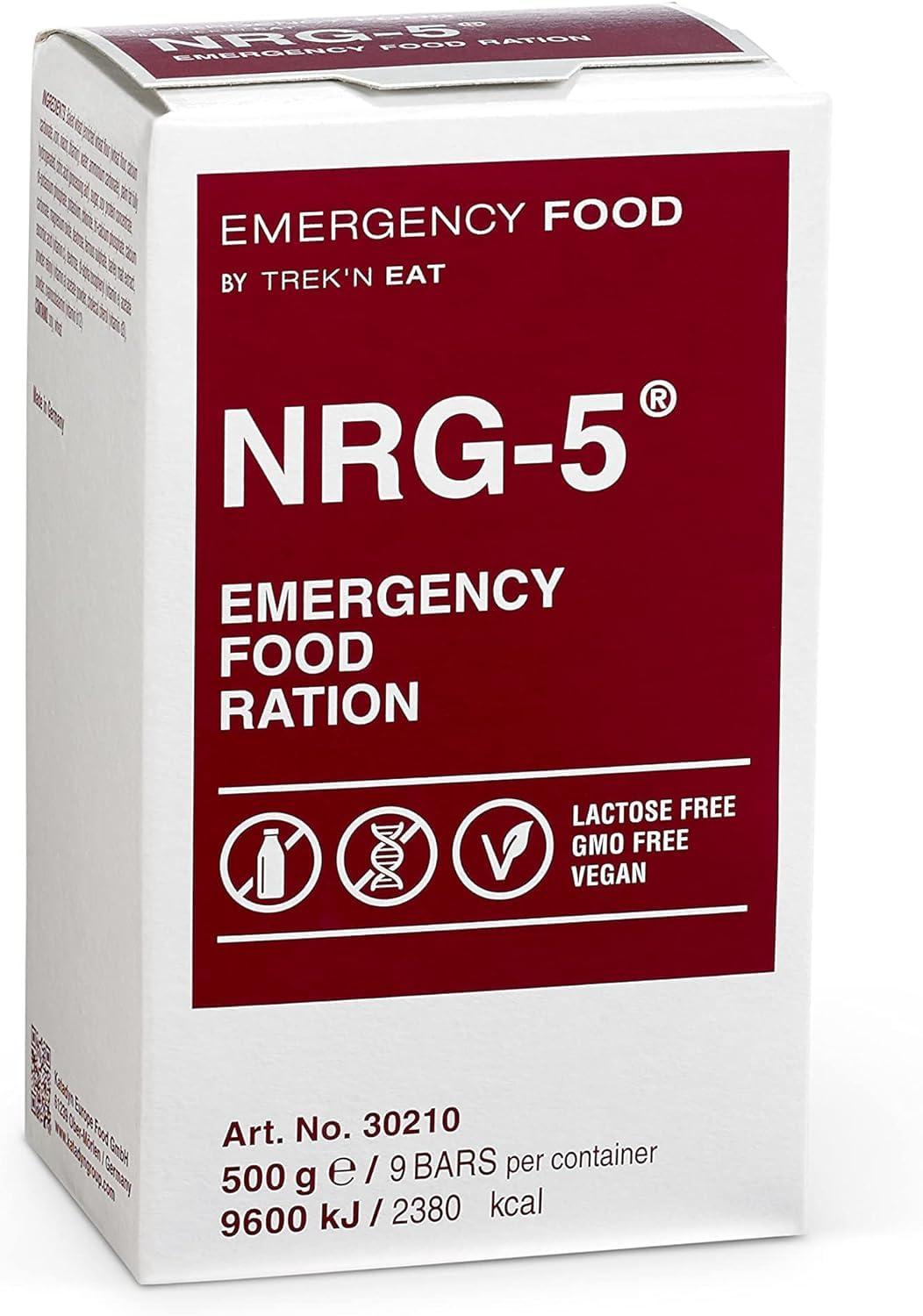 Tested for Emergencies: NRG-5 Rations, 12-Ounce Power