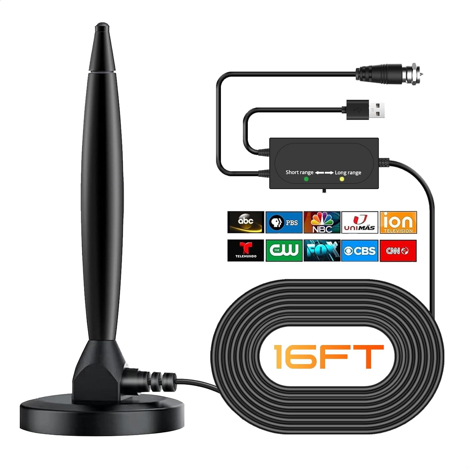 Indoor TV Antenna Tested: Surprising 8K Support, Amplifier, Long Range