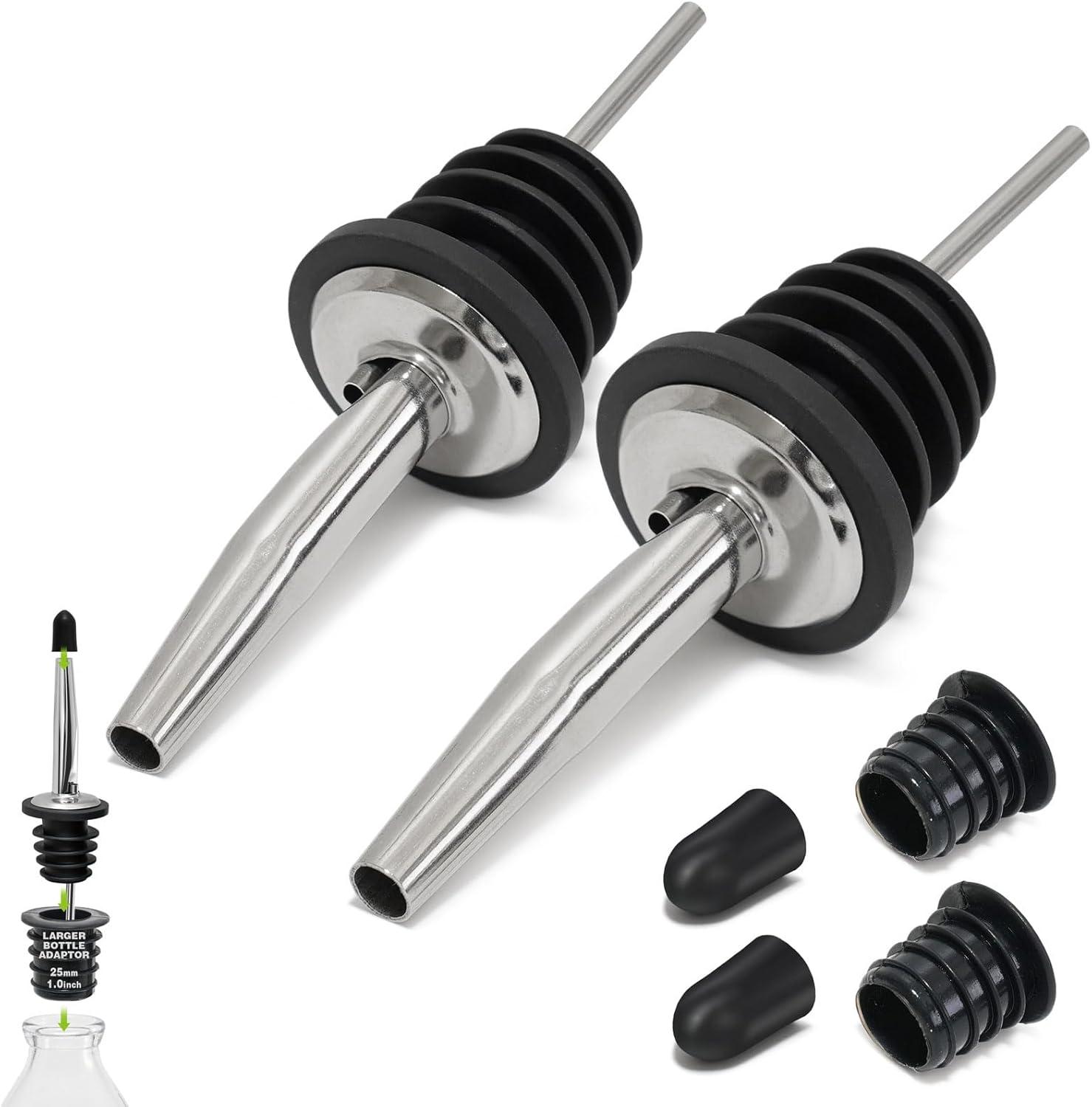 Bartender Accessories Showdown: Tapered Spout, Dual Adapters, Rubber Dust Caps, Speed, Double Pour… Tested?