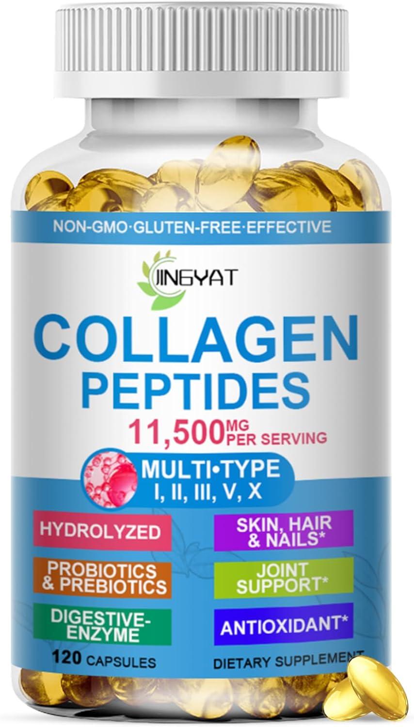 Collagen Softgels vs Multi Complex with Glucosamine, Chondroitin, MSM, Biotin: Tested for Women's Health