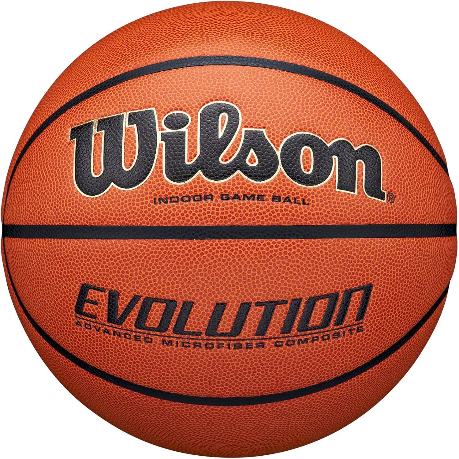 Wilson Evolution Indoor Game Basketballs: Size 5's Cushion vs. 6's Grip & 7's Control - Tested for Indoor Play