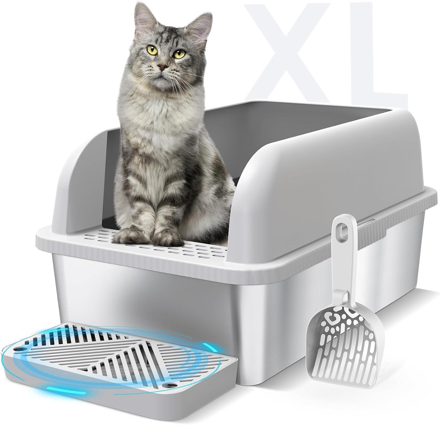 Showdown: Stainless Steel Lid vs. Extra Large Walls for Big Cat Litter Boxes