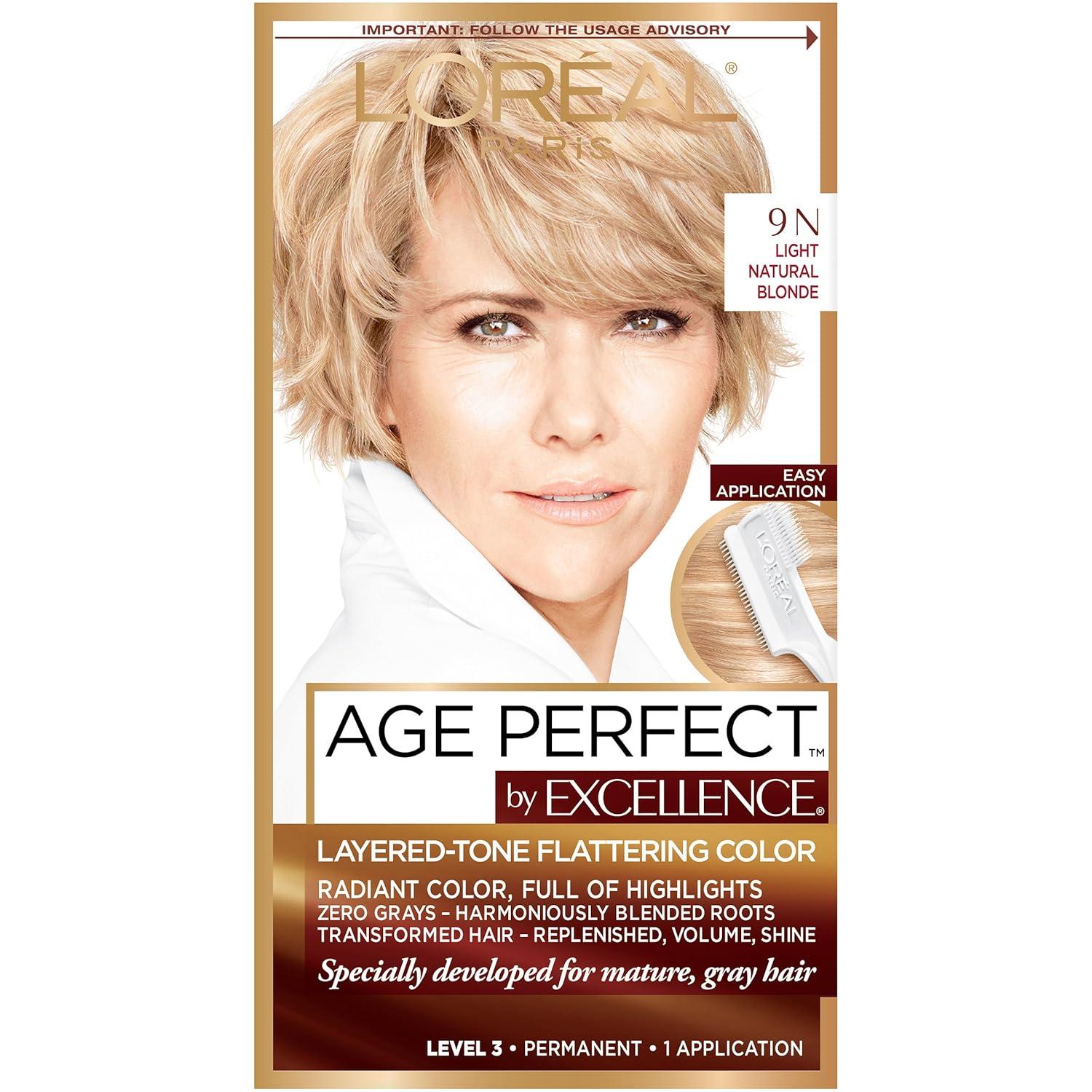 Age Perfect vs. 9N Light Blonde: Fade-Resistant... Surprising Insight in Permanent Hair Color for Mature Hair