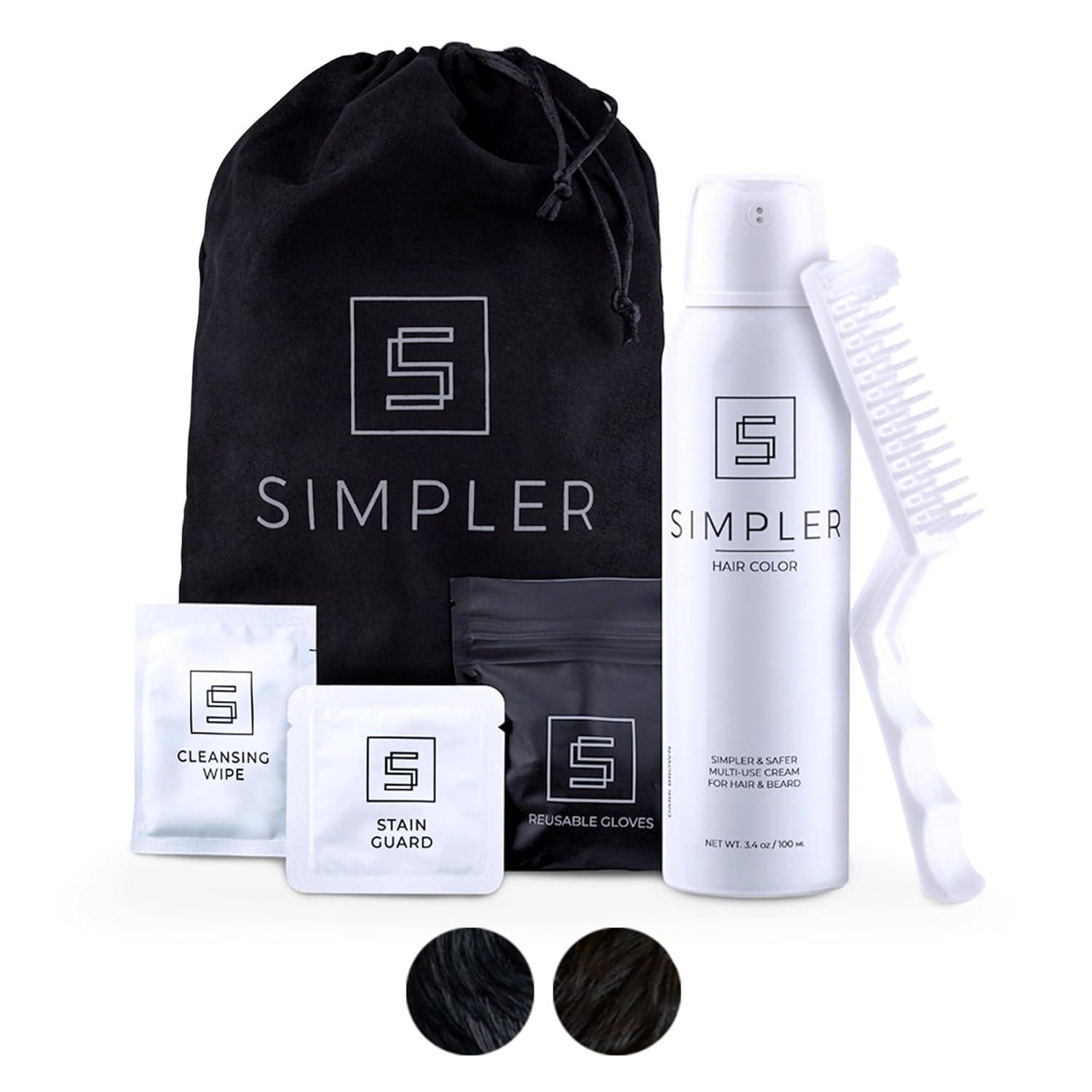 Gray Coverage Versus Jet Black: Simplified Hair Test