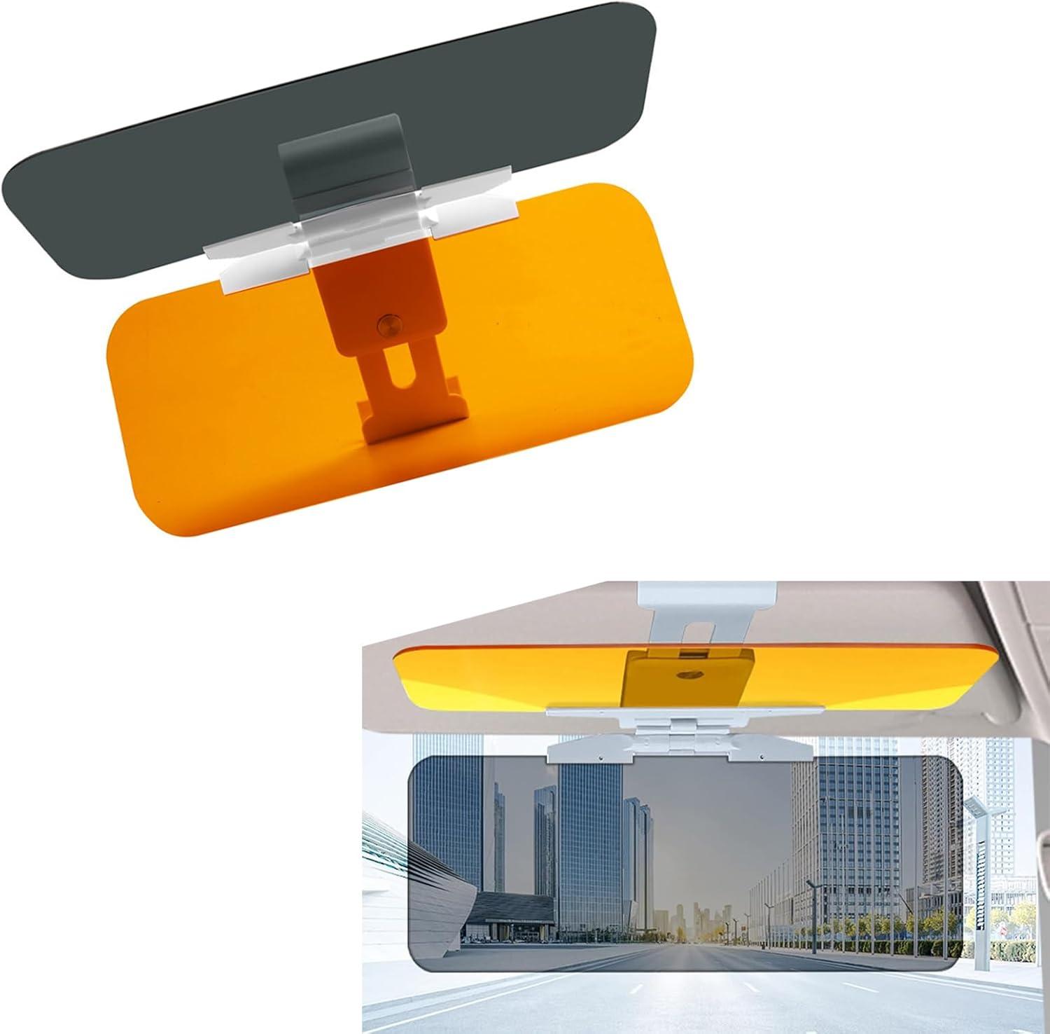 Day-Time Black, Night-Time Yellow... Tested Versus Anti-Glare Car Visor Showdown!