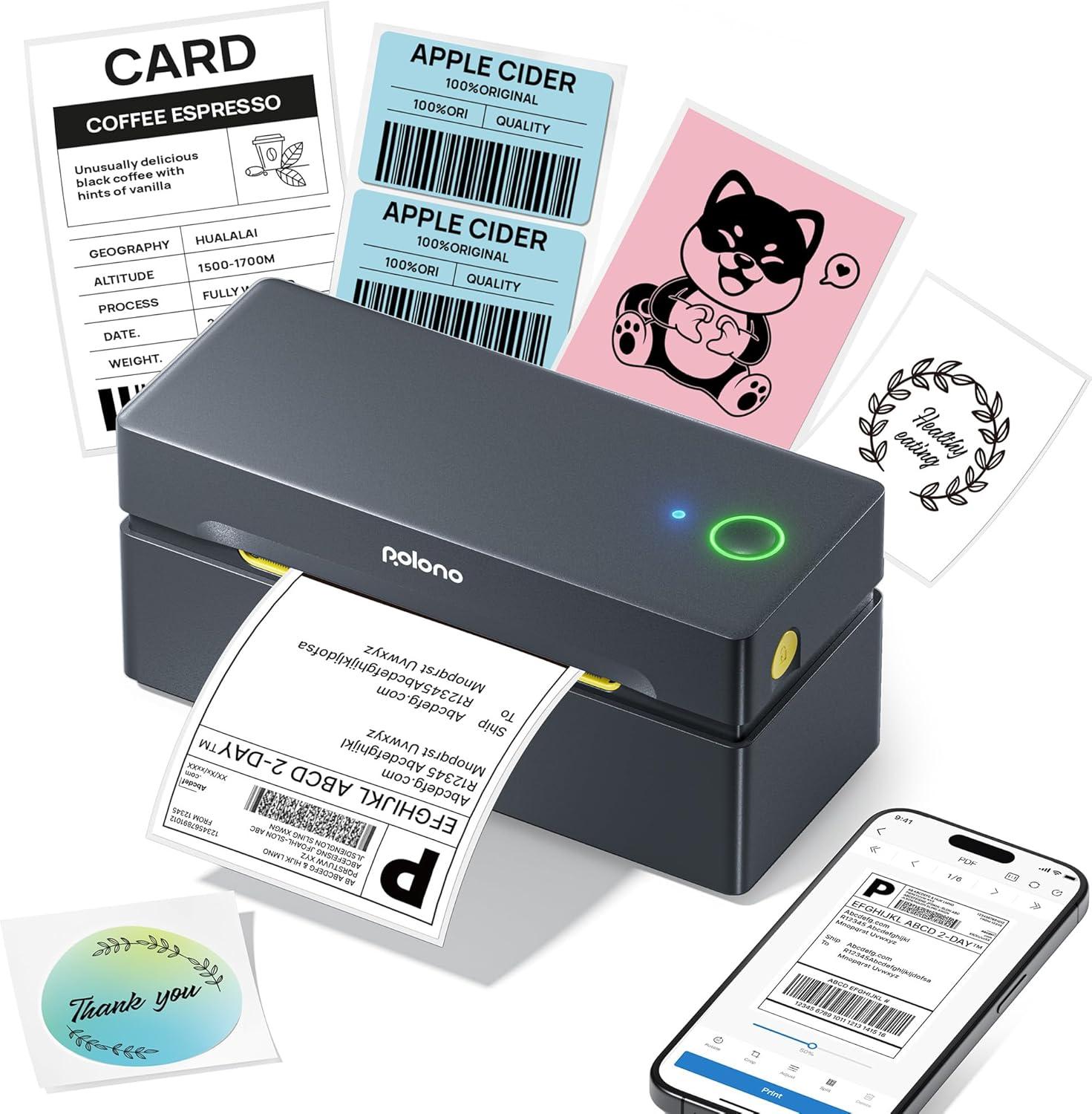 Polono vs. Big Brands: Tested Wireless 4x6 Label Printer Insight... Small Biz Friendly!