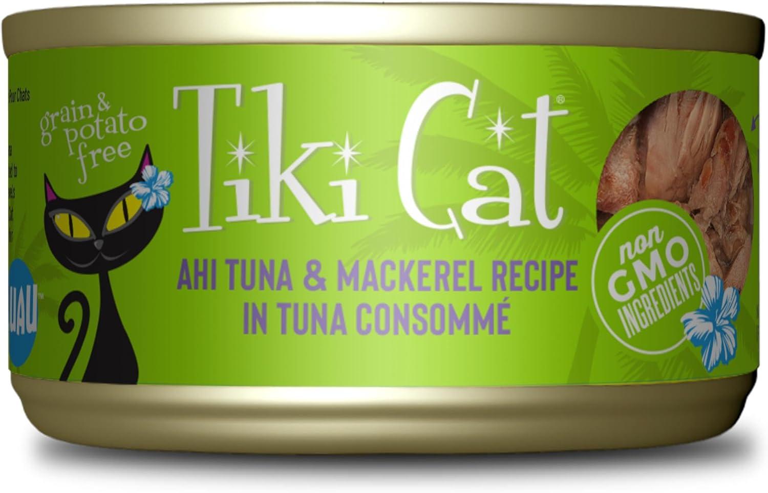 Grain-Free & Low-Carb Showdown: Tiki Cat Luau's Tuna & Mackerel Wet Food... Outperforms Fish-Based Choices?
