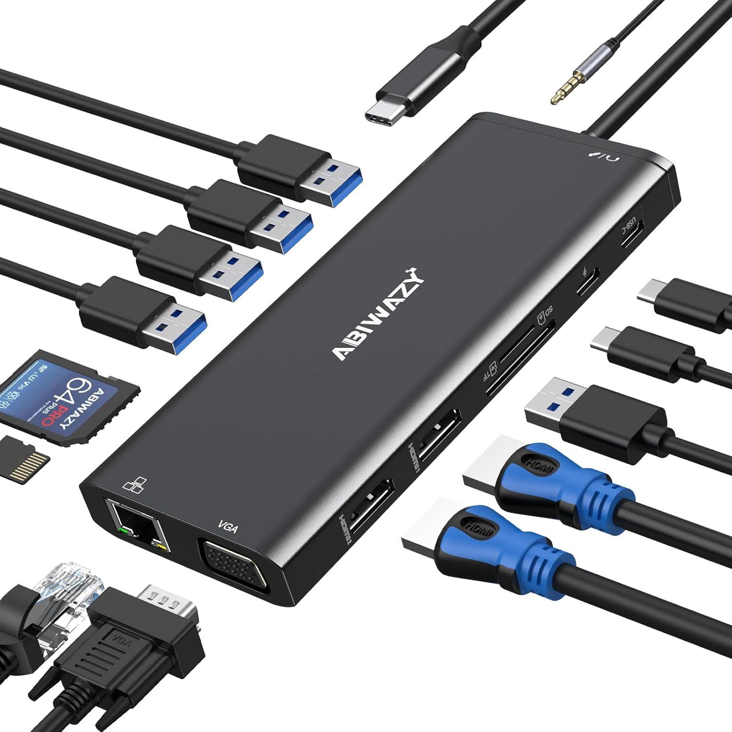 Surprising Speed Boost: 14-in-1 USB C Docking Station Tested for 5Gbps & Triple Display