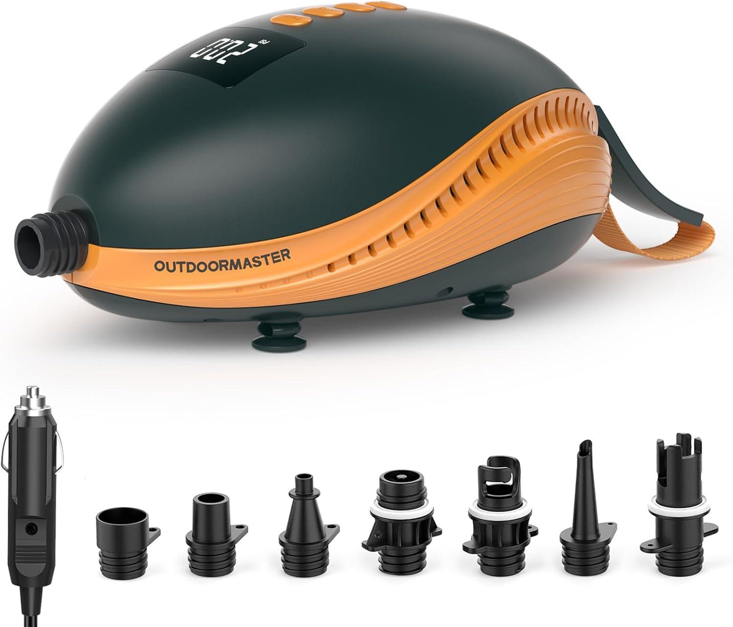 OutdoorMaster 20PSI Pump Tested: Surprising Auto-Off & 12V Car Charging for SUPs