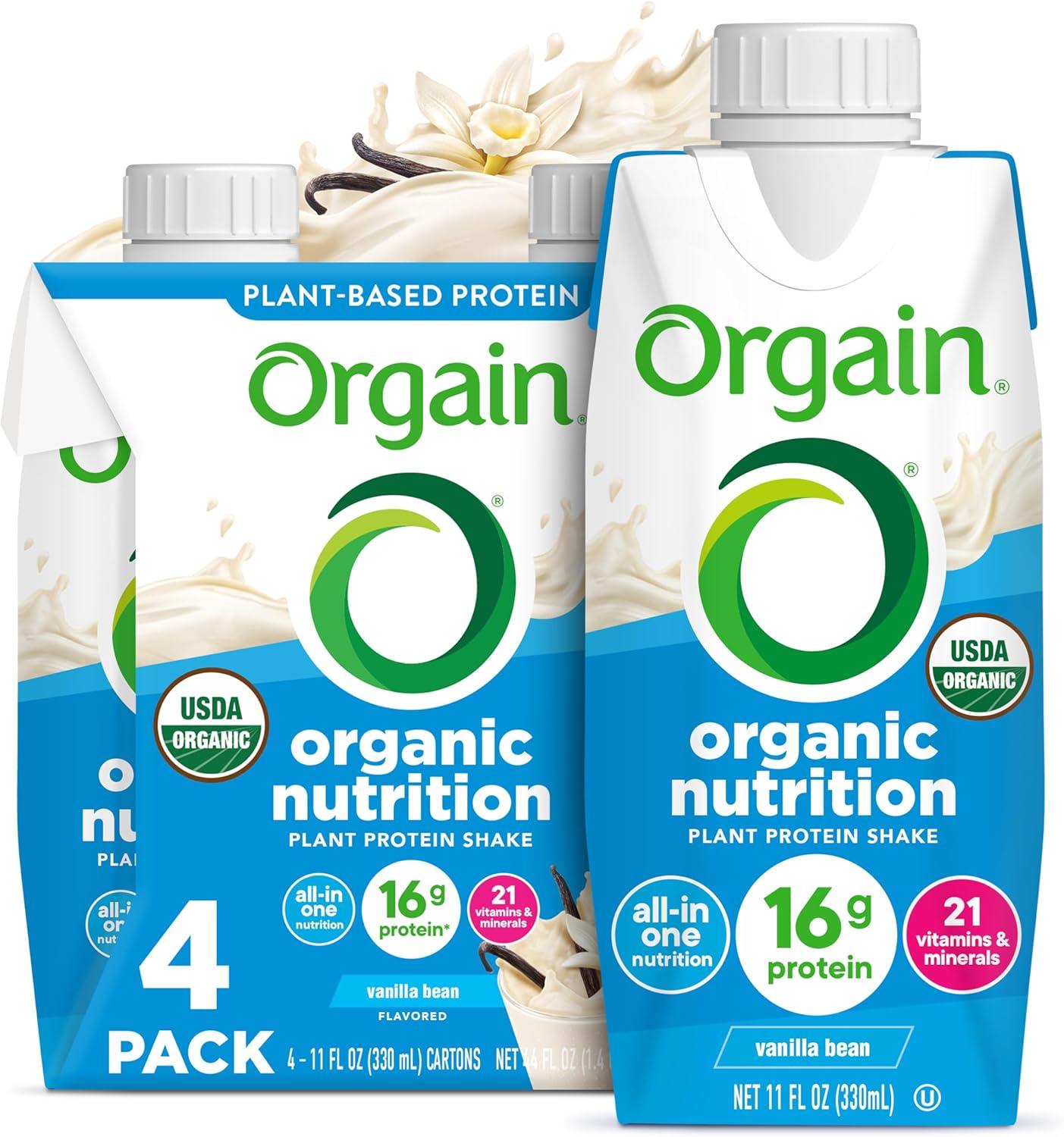 Orgain Protein Showdown: 16g Plant Protein, 21 Vitamins, Fruits