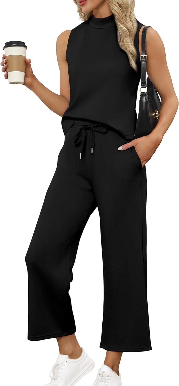 Sampeel Mock-Neck Tops vs. Wide Leg Crop Pants: Summer Outfits Showdown (Surprising Comfort)