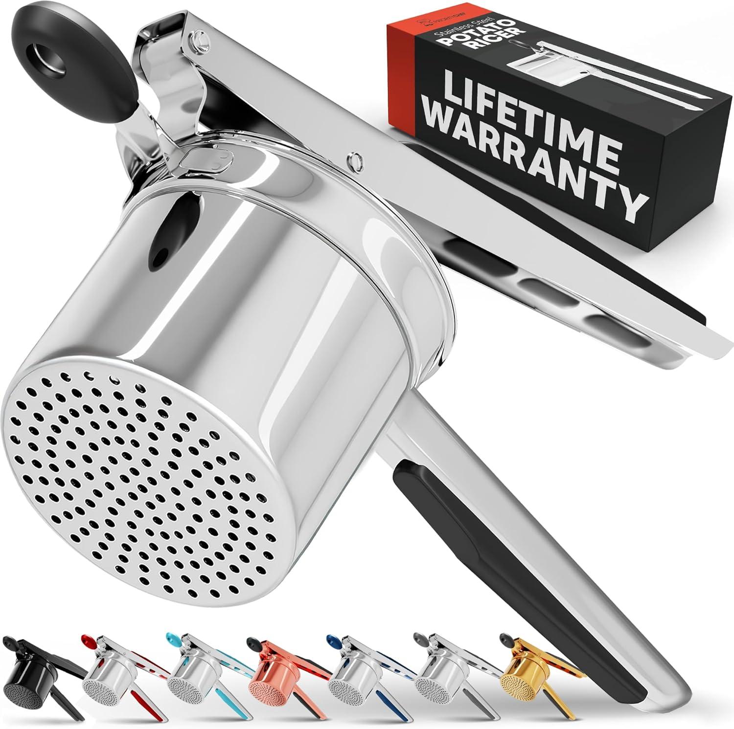 Tested: 15oz Ricer's Efficiency vs. Stainless Steel Masher's Durability - Holiday Kitchen Showdown