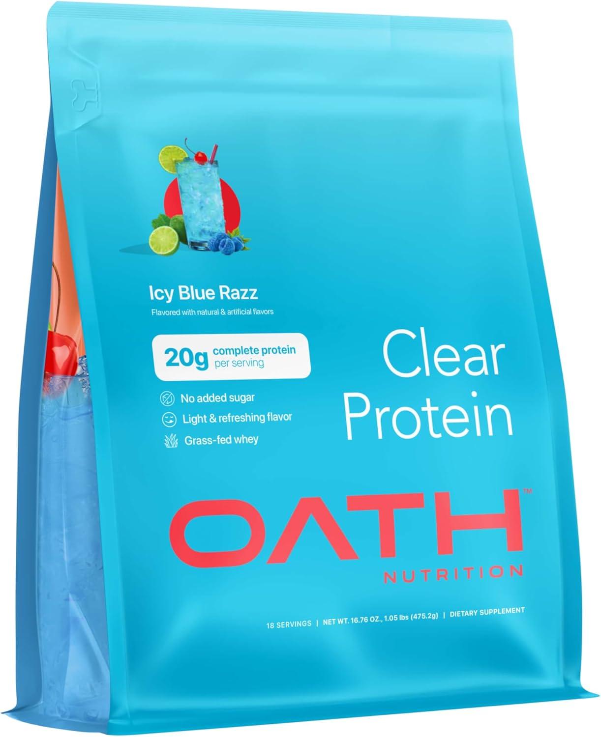 Clear vs. Icy Blue Razz: Whey Protein Showdown with Surprising Nutrition Benefits