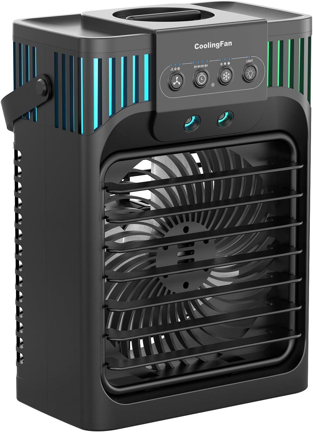Portable AC vs. Evaporative Cooler: 4-in-1 & 1200ML, Compared in the Bedroom... Why?
