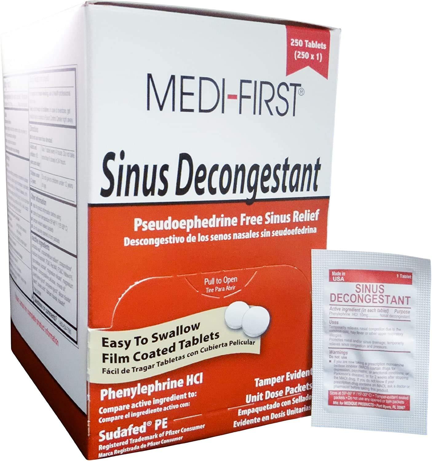 Surprising Sinus Showdown: Medi-First's 24-Hour Relief vs. Generic's Quick-Acting