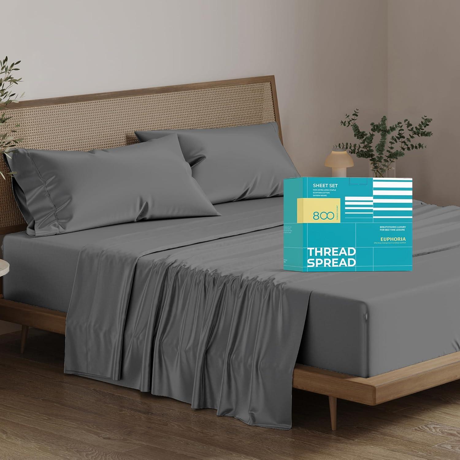 600 TC Cotton Sheets: Tested for Sensitive Skin, All-Natural Softness
800 TC Queen Sheets: Compared to Microfiber, OEKO-Tex Certified