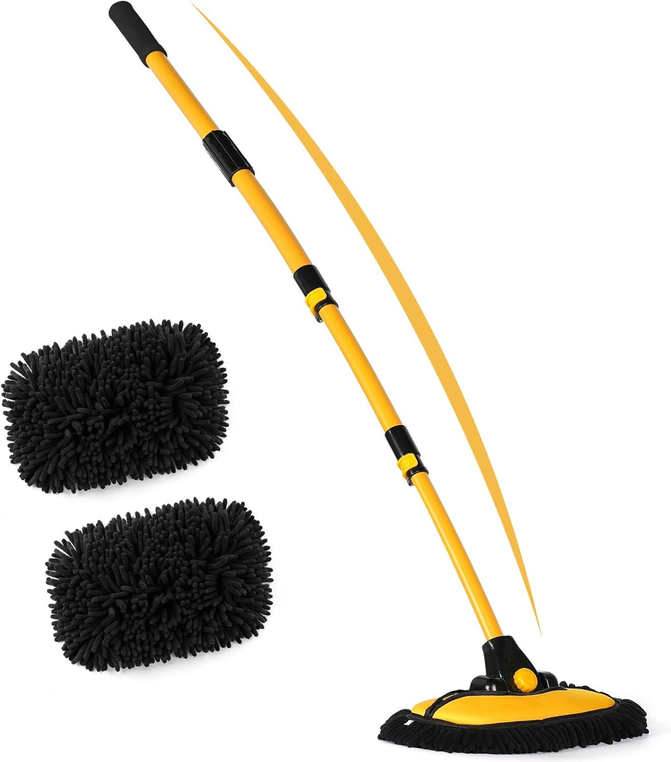 Car Cleaning Showdown: 56.7 Mitt Sponge vs. Extension Pole Duster-Tested for Detailing
