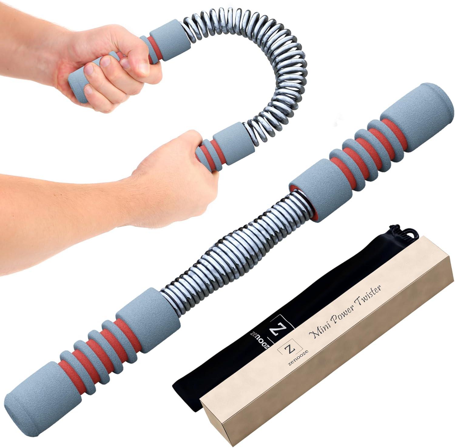 Surprising Upper Body Exercise Showdown: Power Twister Flex Bar's Spring Twist & Arm Flex for Chest, Shoulders, Biceps