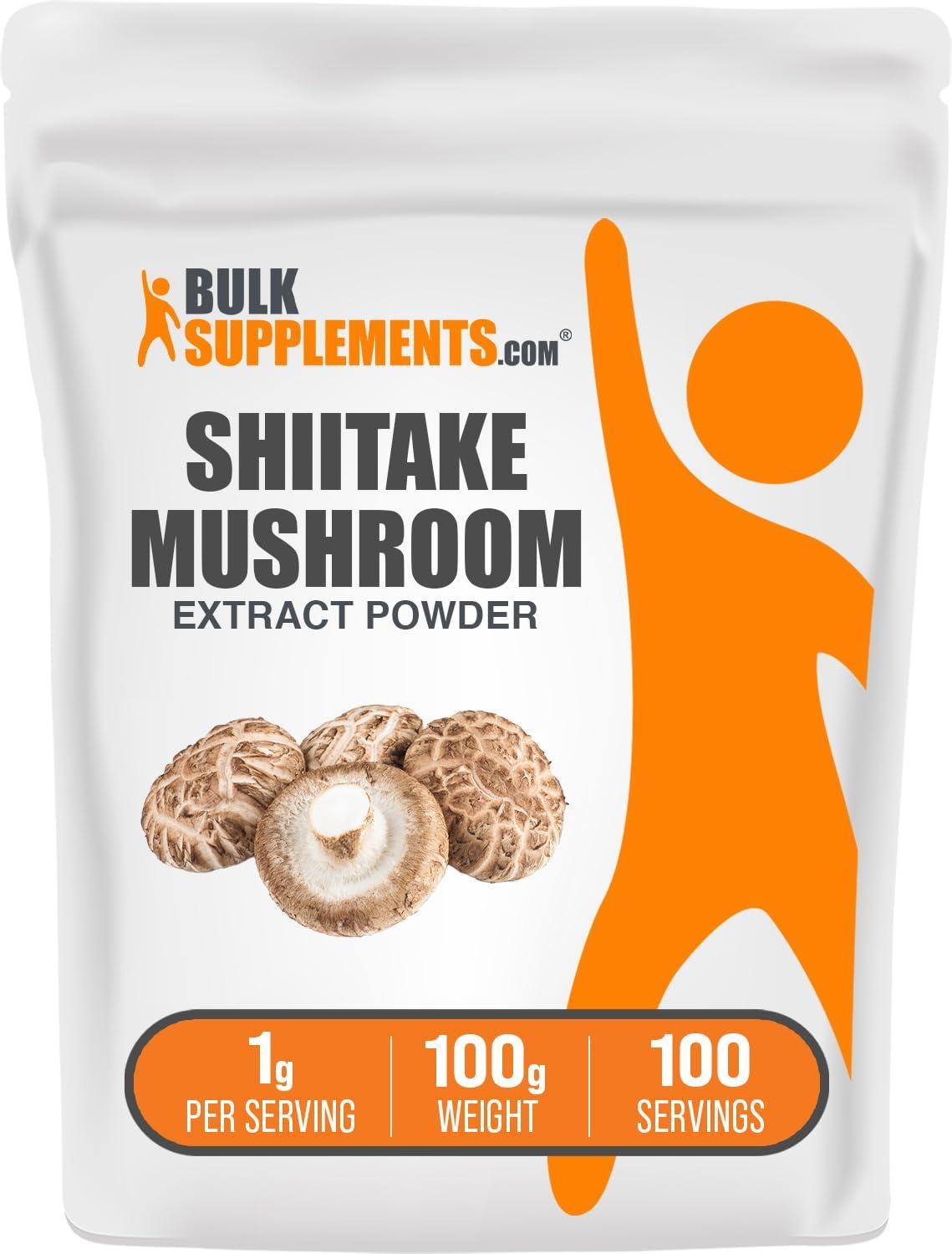 BulkSupplements Shiitake Extract Showdown: Surprising Immune Boost & 1g Serving for Vegans
