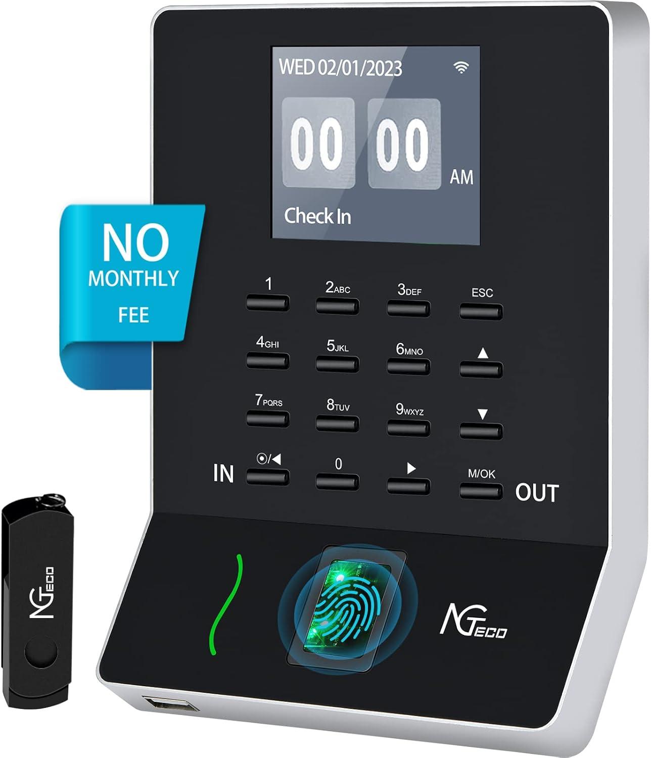 NGTeco Time Clock vs Fingerprint: No Monthly Fee vs Accuracy for Small Biz