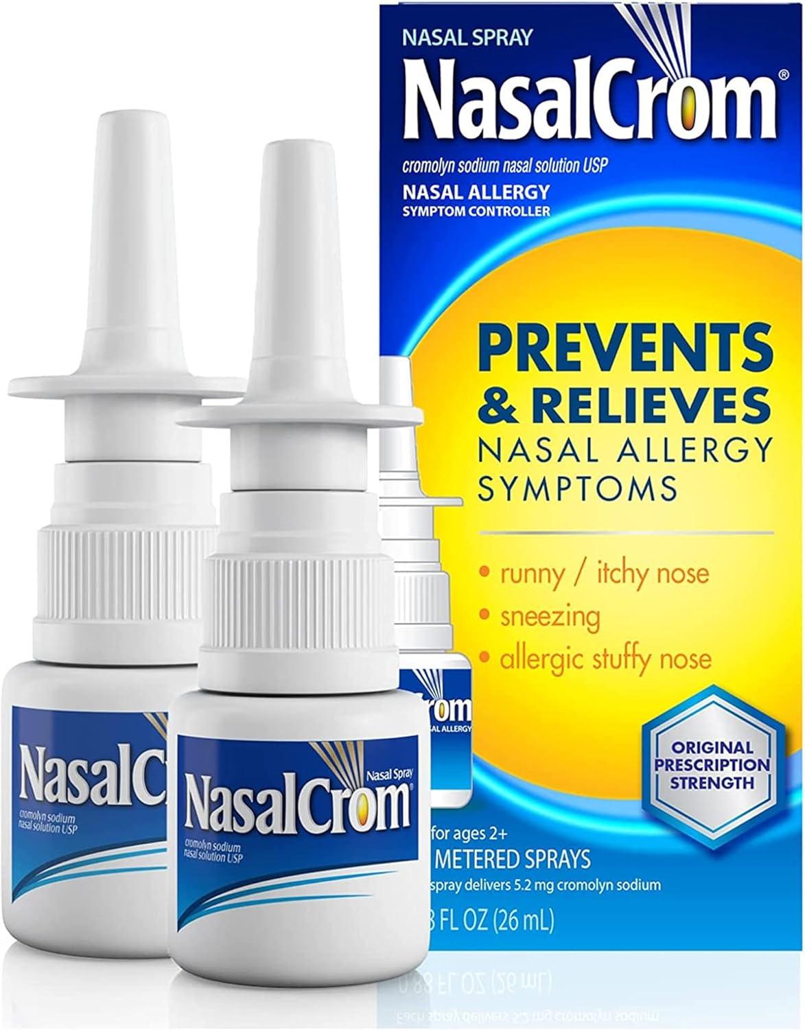 NasalCrom (2 Pack) vs. Standard: 200 Sprays Tested for Allergy Relief