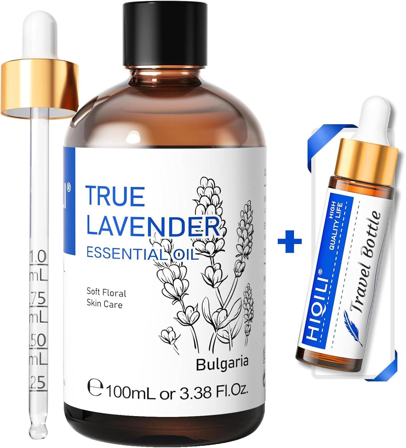 HIQILI Lavender: Pure Undiluted Tested vs. Glass Dropper…for Aromatherapy Sleep