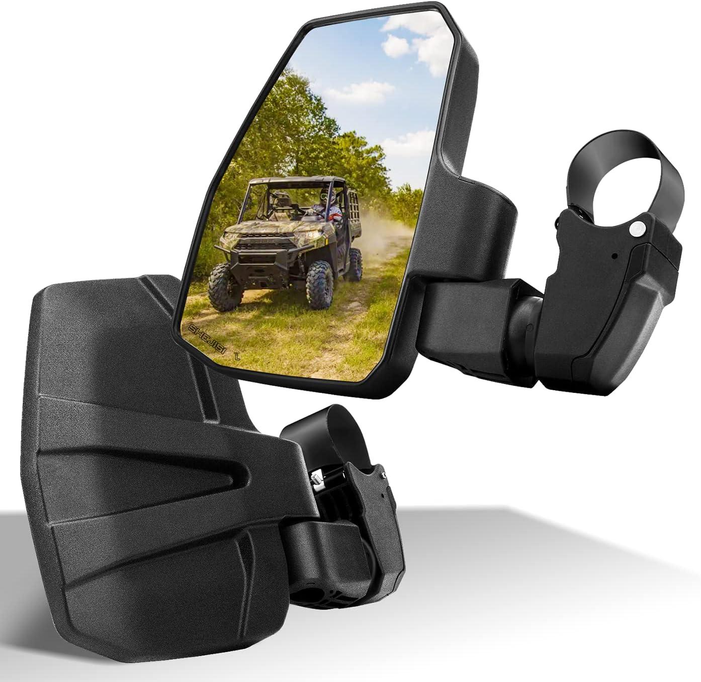 UTV Side Mirrors Tested: Auto Reset, Roll Cage Fit, RZR/SXS/Maverick/Mule Compatibility-Surprising Ease?