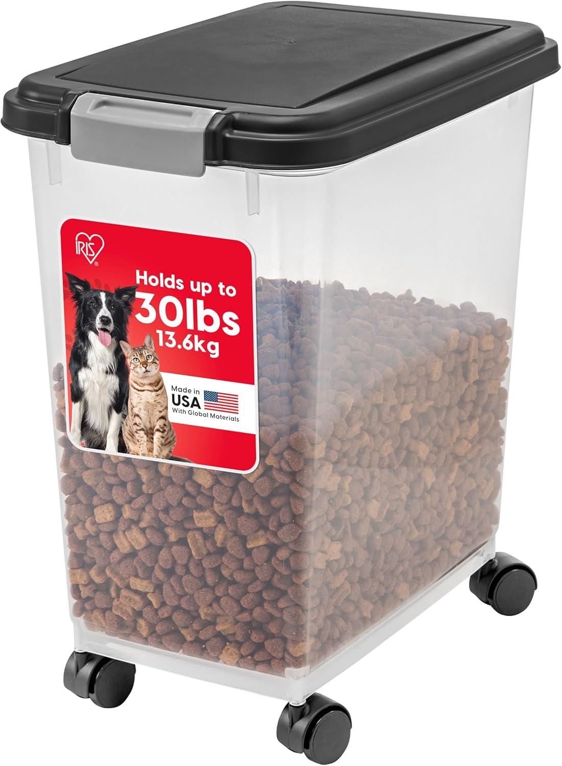IRIS USA Airtight Storage vs Standard: Surprising 30 lbs. & Wheels, BPA-Free