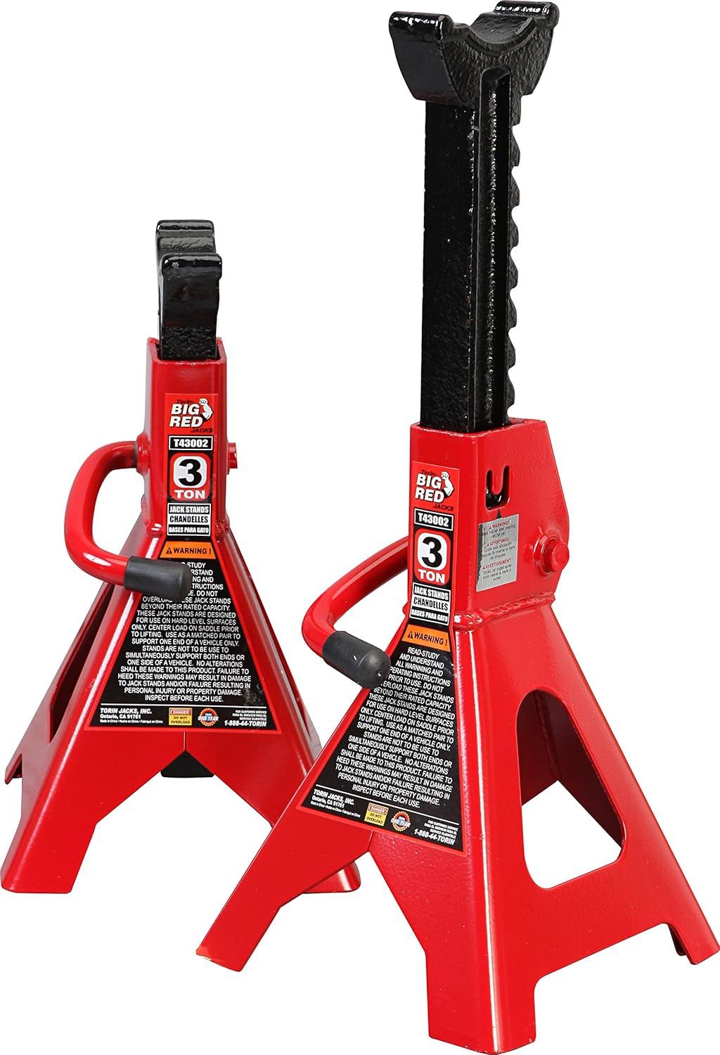 Big Red T43202 Jack Stands Tested: 3-Ton Capacity vs SUV/Truck Compatibility?