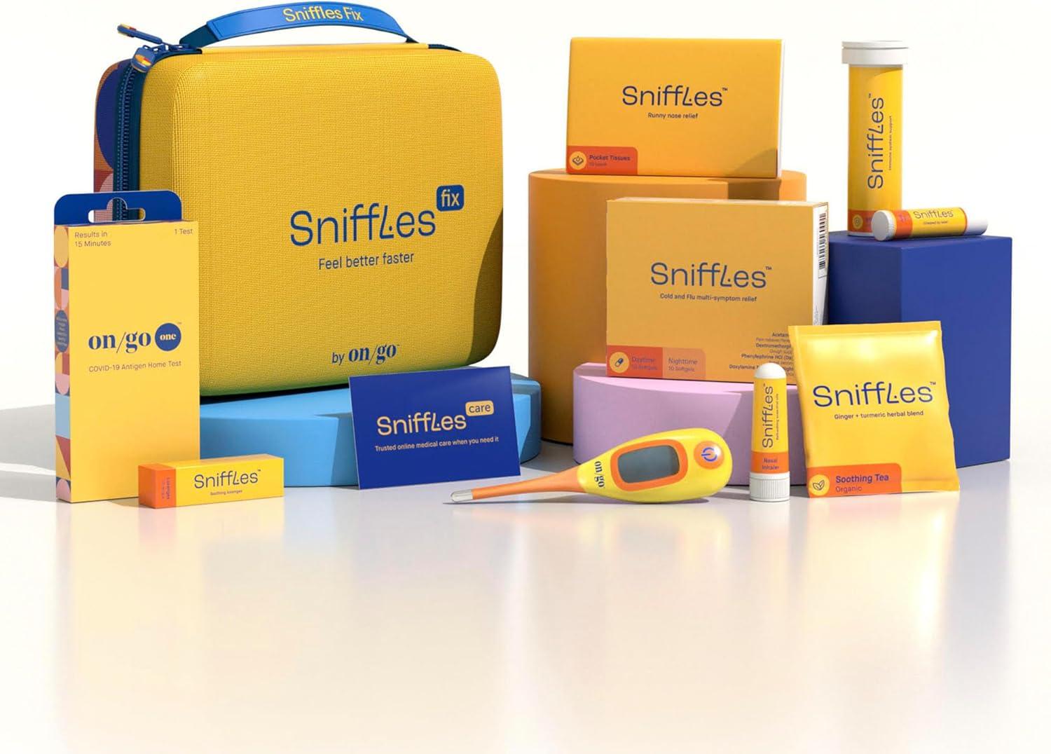 Sniffles™, First Aid Kits, Connected Thermometer: Tested Home Healthcare for JN.1... (Doctor Care, Rx Delivered)
