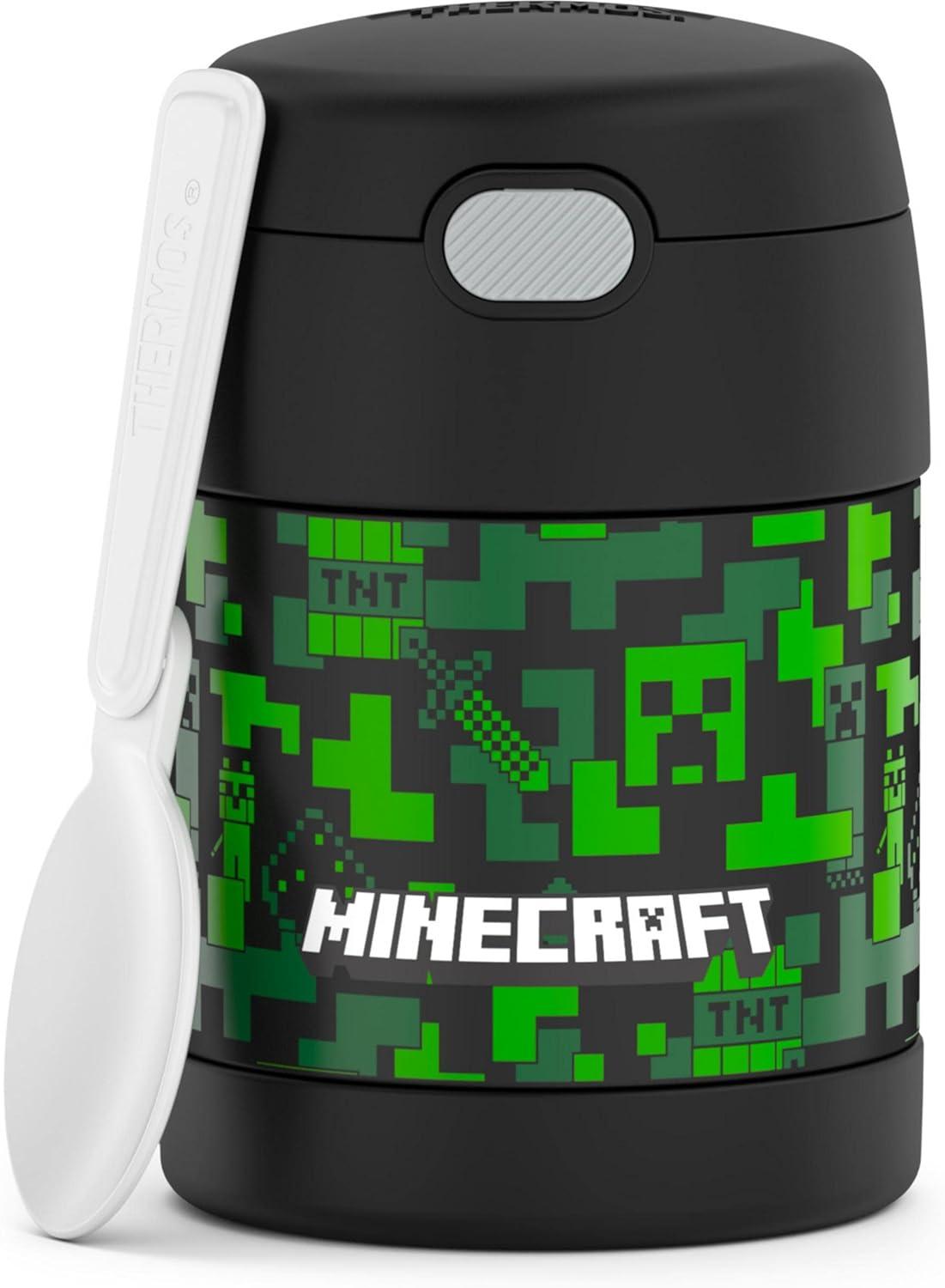 Minecraft-Themed Food Jar Showdown: Insulated vs Foldable Spoon?