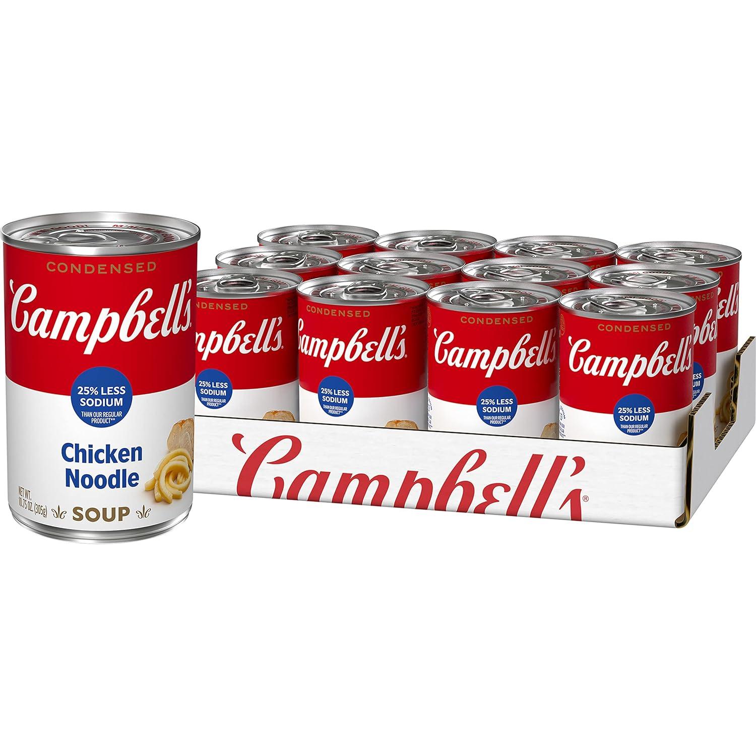 Campbell's vs Progresso: 25% Less Sodium Chicken Noodle Showdown