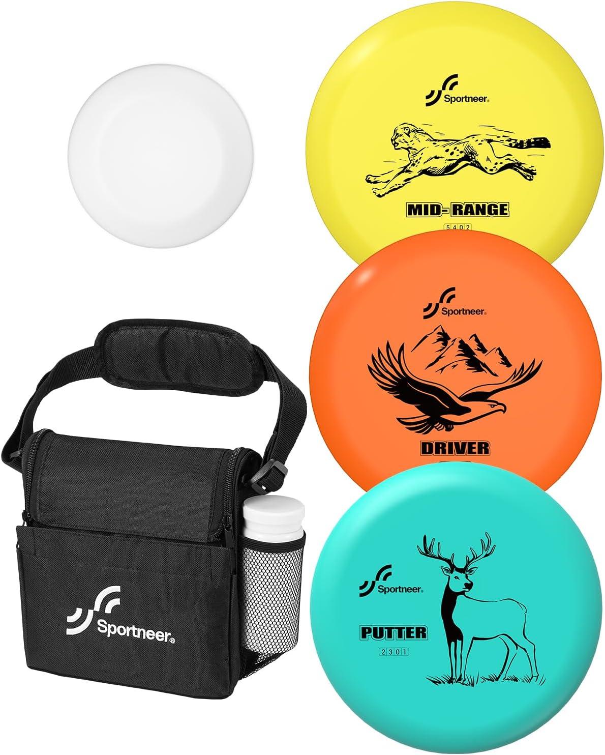 Beginner Disc Golf Set with Unique Animal Patterns Tested for Durability