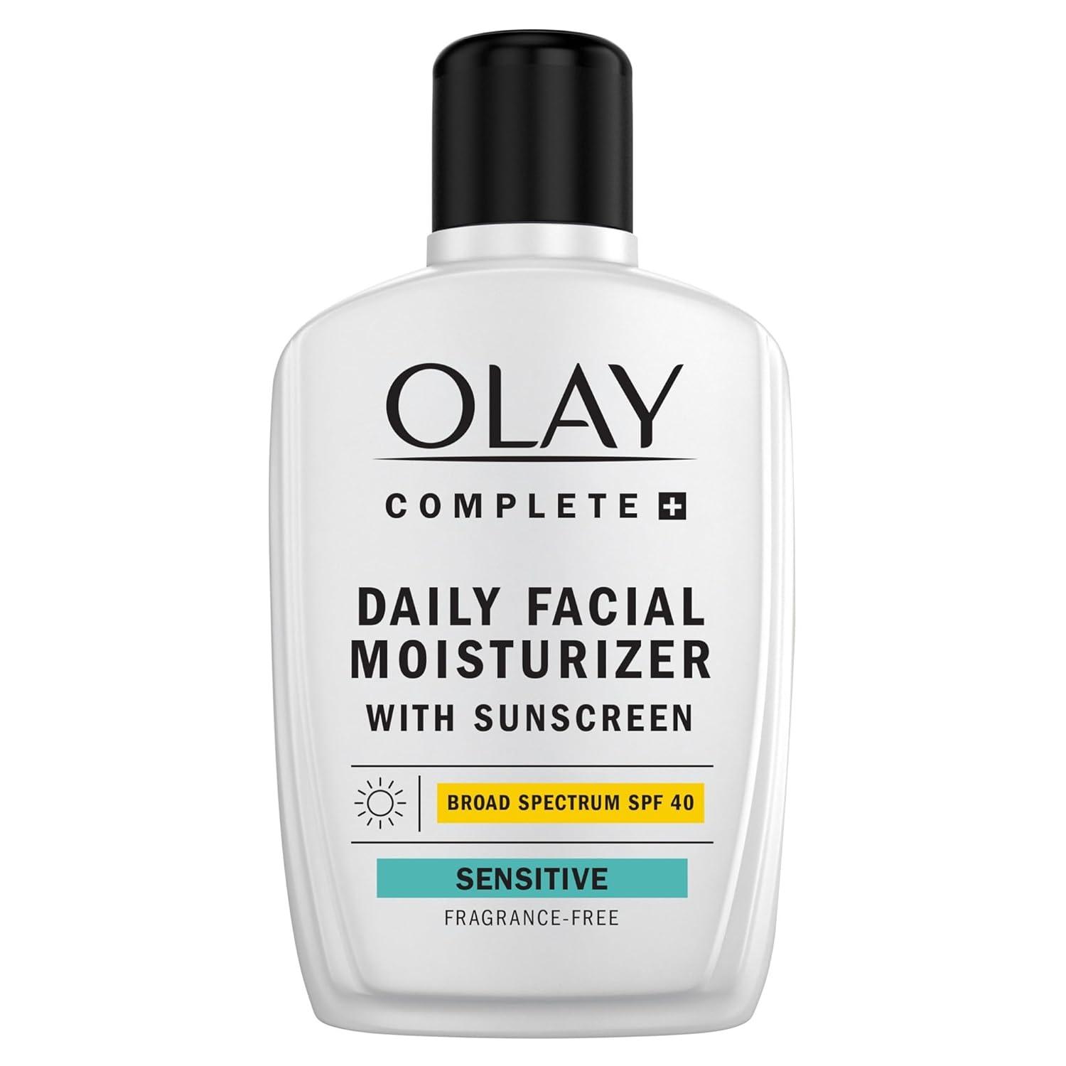 Olay Complete+ Face Moisturizer Showdown: SPF40, Sensitive Skin, No White Cast