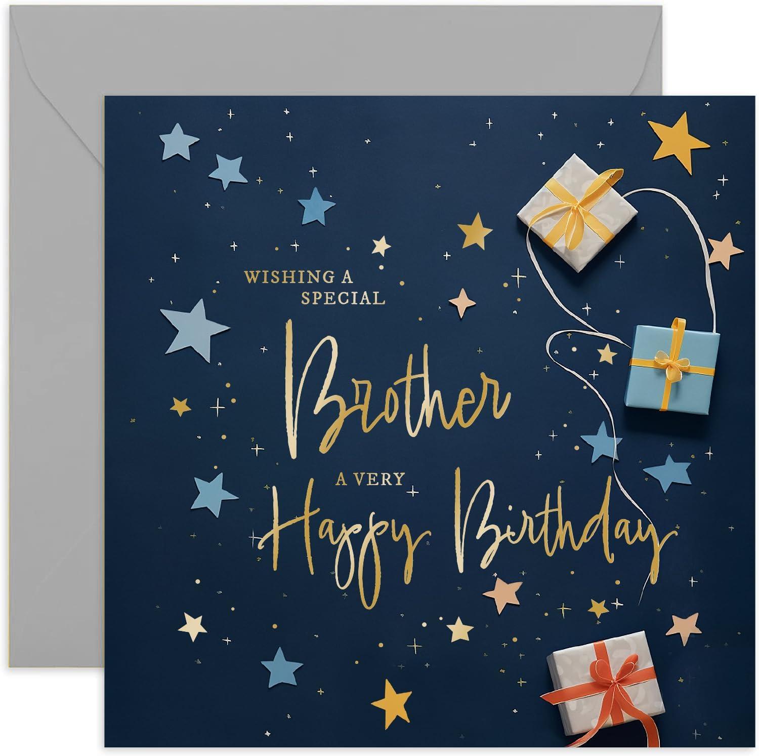 Brother Birthday Card Showdown: Surprise Stickers vs. Standard Designs