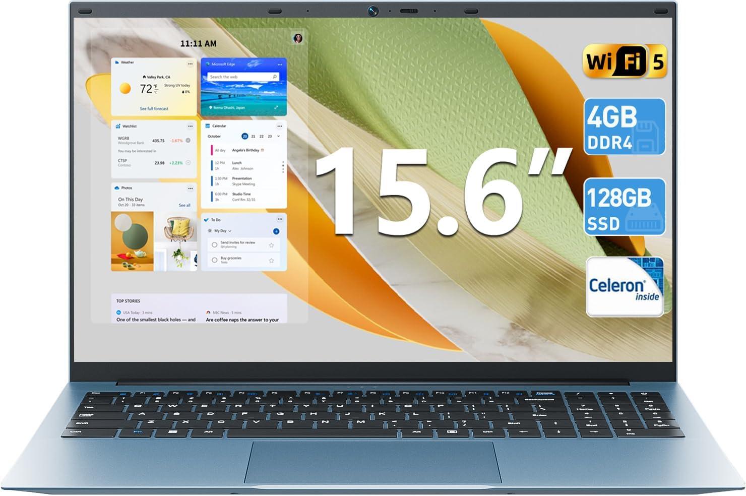 SGIN 15.6" Laptop Showdown: 4GB RAM, 128GB SSD, 7000mAh Battery Tested for Home Use