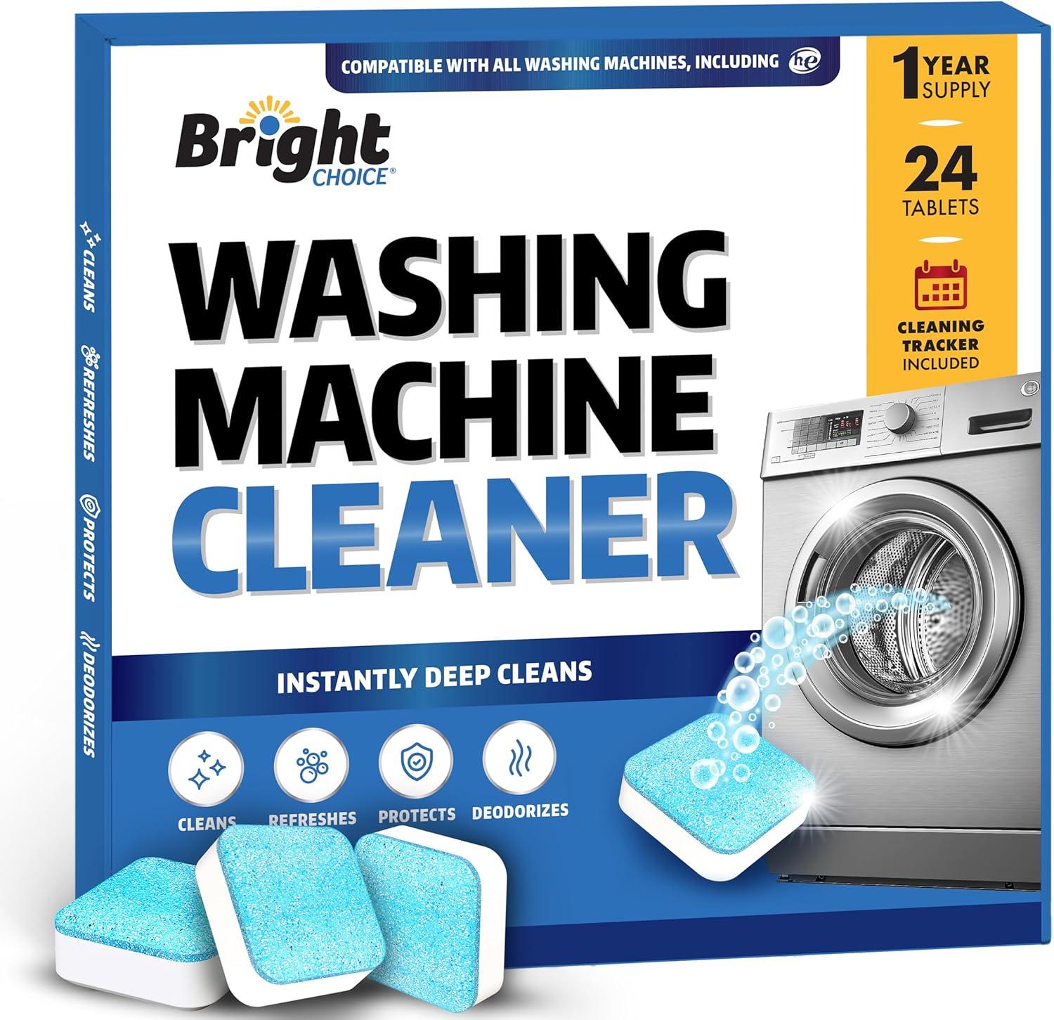 Washing Machine Cleaner Tablets: 24-Pack Deep Cleaning Tested vs HE-Safe Mold Remover for Septic-Safe Drum Tub