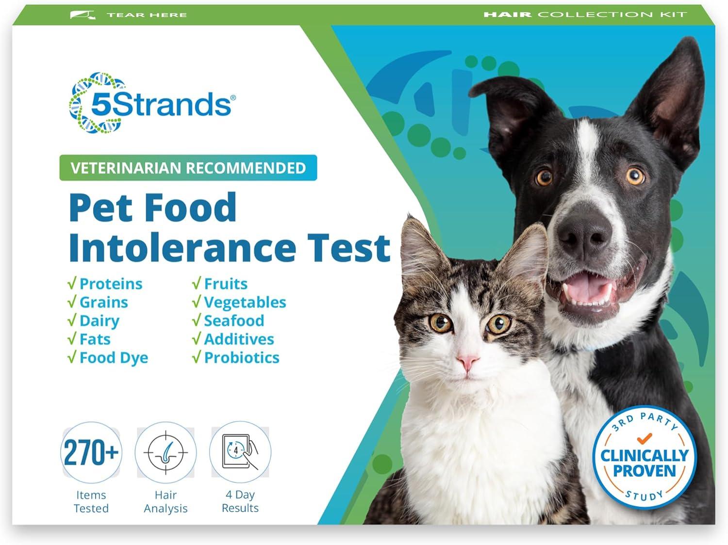 5Strands Pet Food Intolerance Test: Hair Analysis vs. 5-Day Results, Surprising Insight