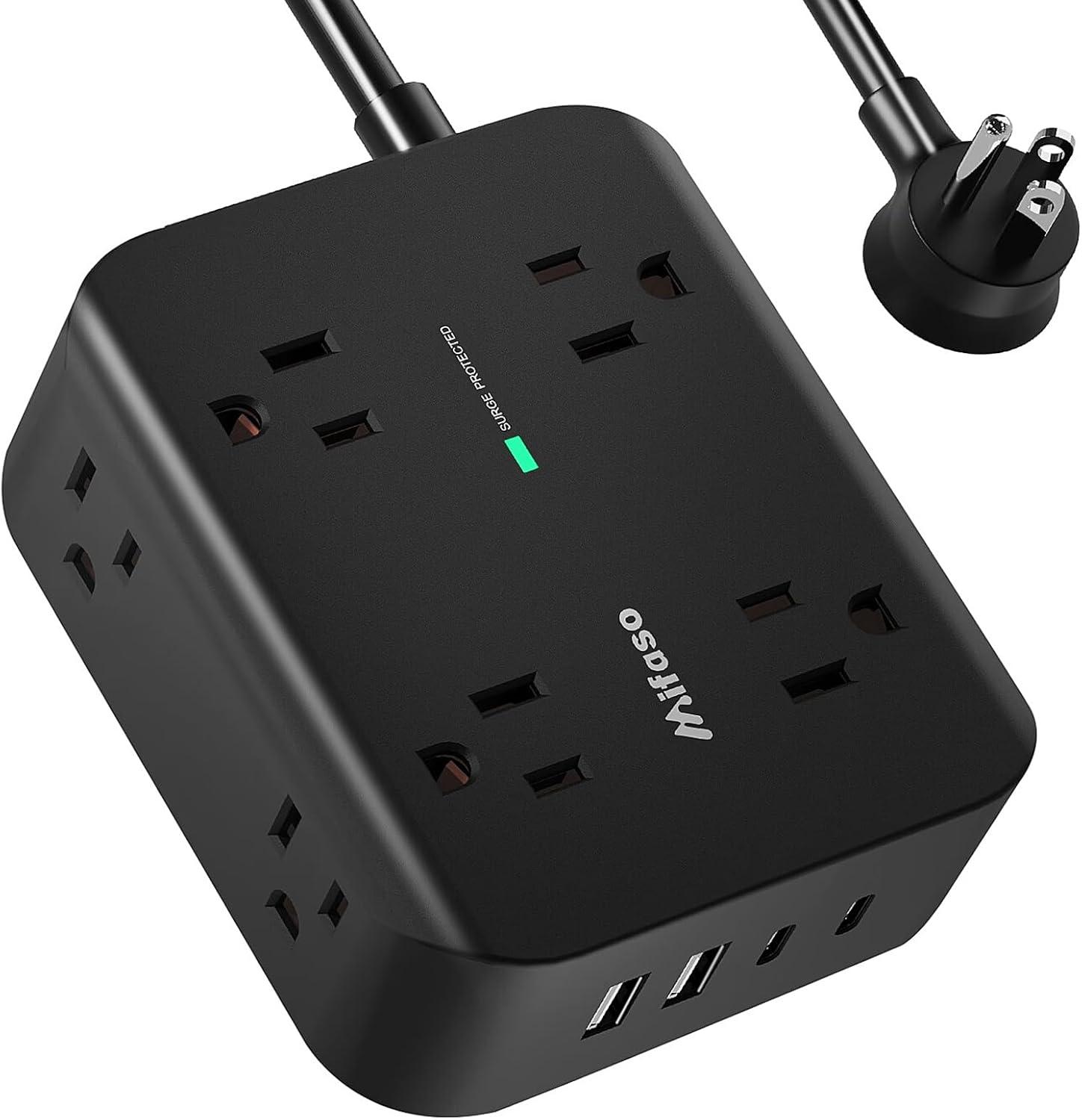 Home & Dorm: 8 Outlets with USBs vs 5FT Heavy Duty - Surprising Safety Test