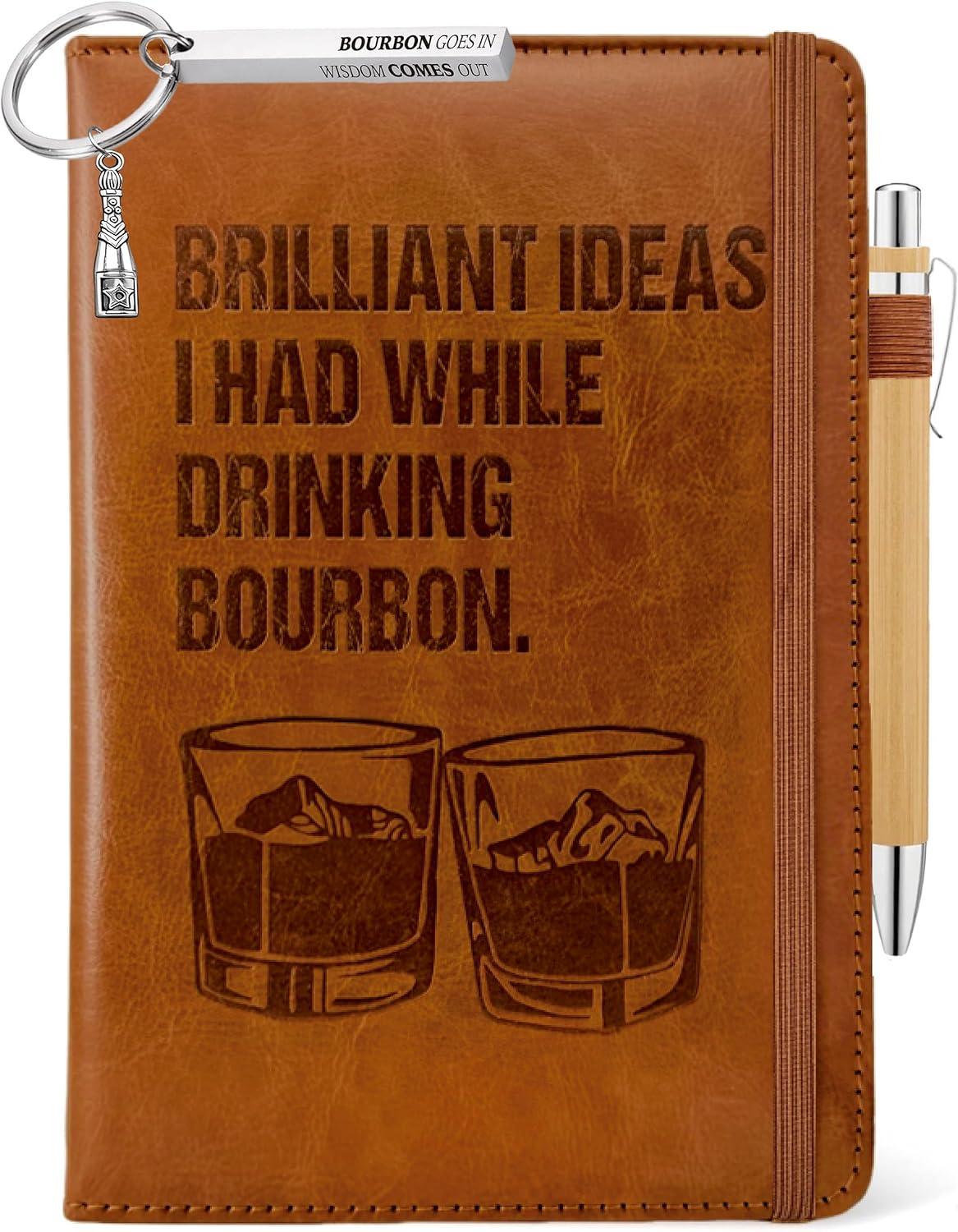 Bourbon Gift Keychain: Surprising Funny Saying for Every Occasion
