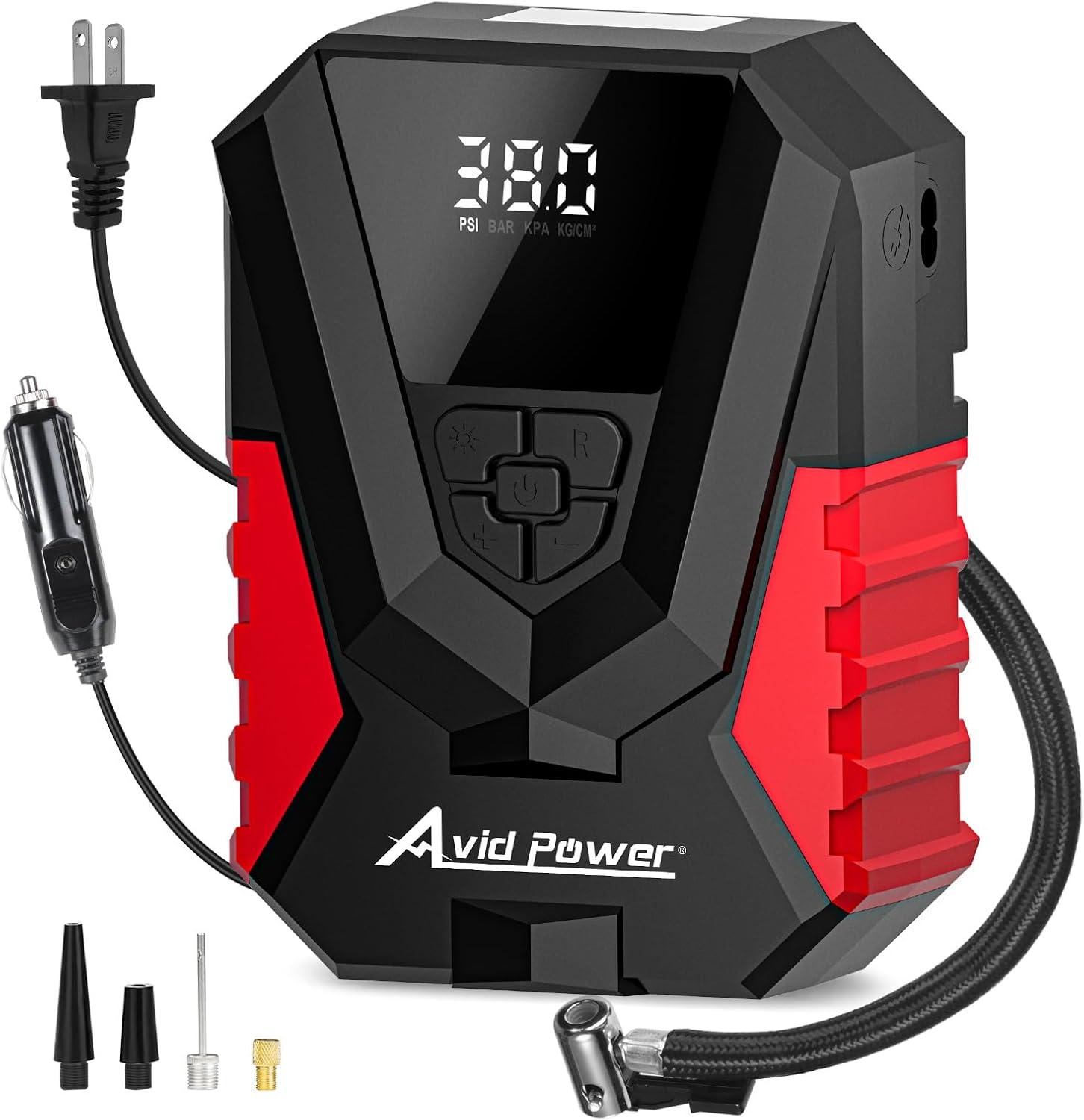 AVID Power Tire Inflator Showdown: AC/DC Power, Auto Gauge, 12V/110V, and Multi-Use Tested