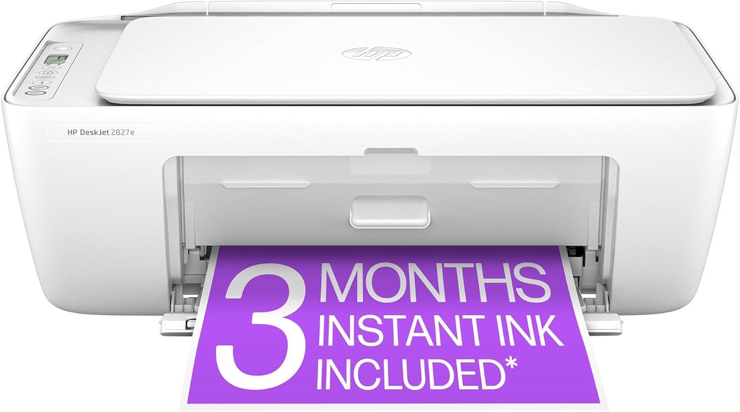 HP DeskJet 2827e: Wireless & 3-Month Ink (Home Printer Showdown)