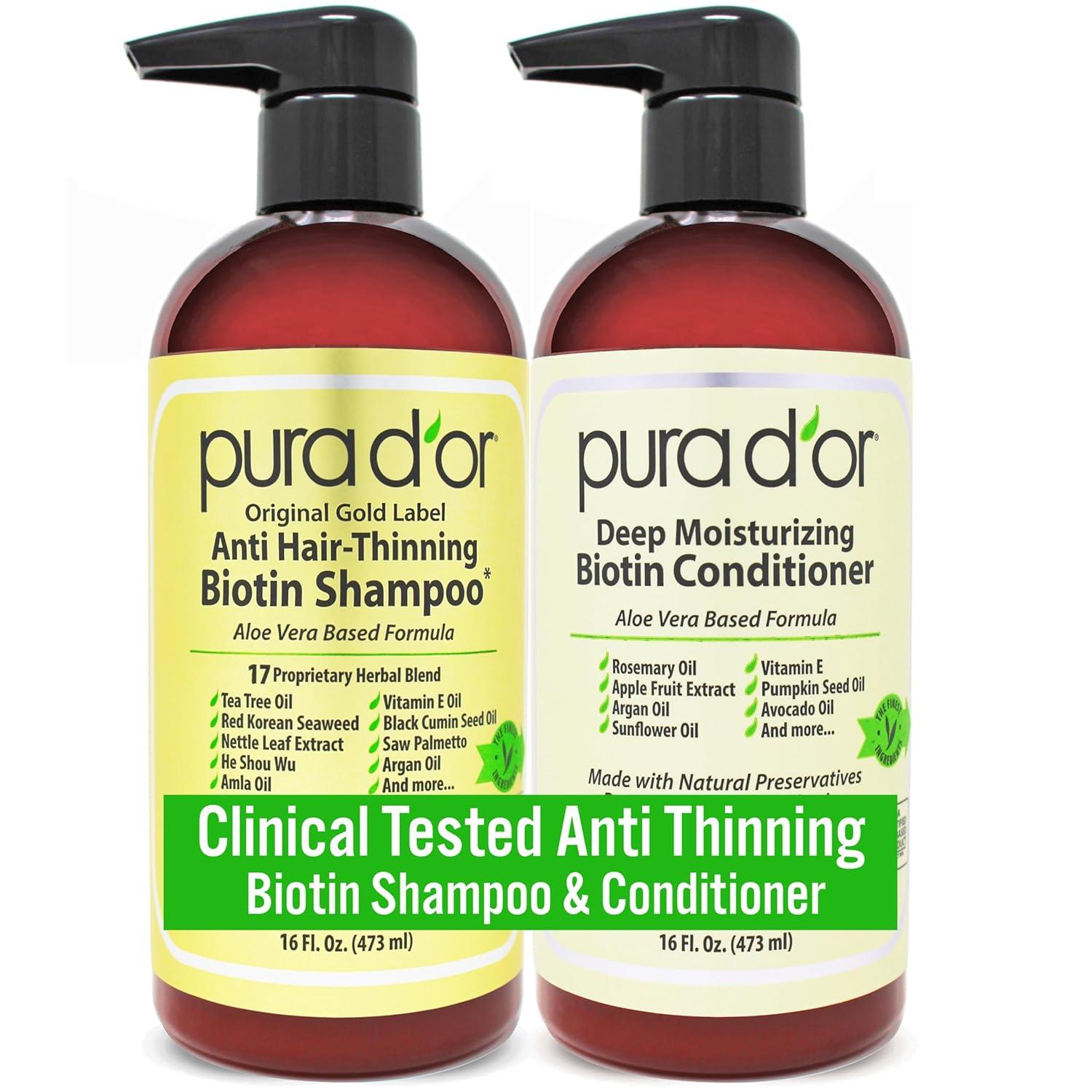 Surprising Hair Care Showdown: Biotin Shampoo (Clinically Tested) vs. Deep Moisturizing Conditioner (Earthy Scent)