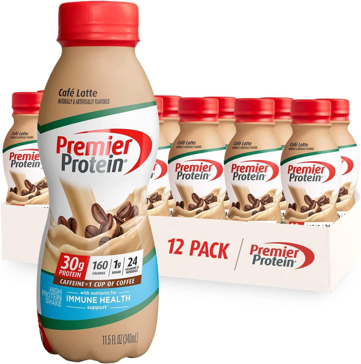 Café Latte Protein Shake: 30g Tested, Immune Support, 1g Sugar