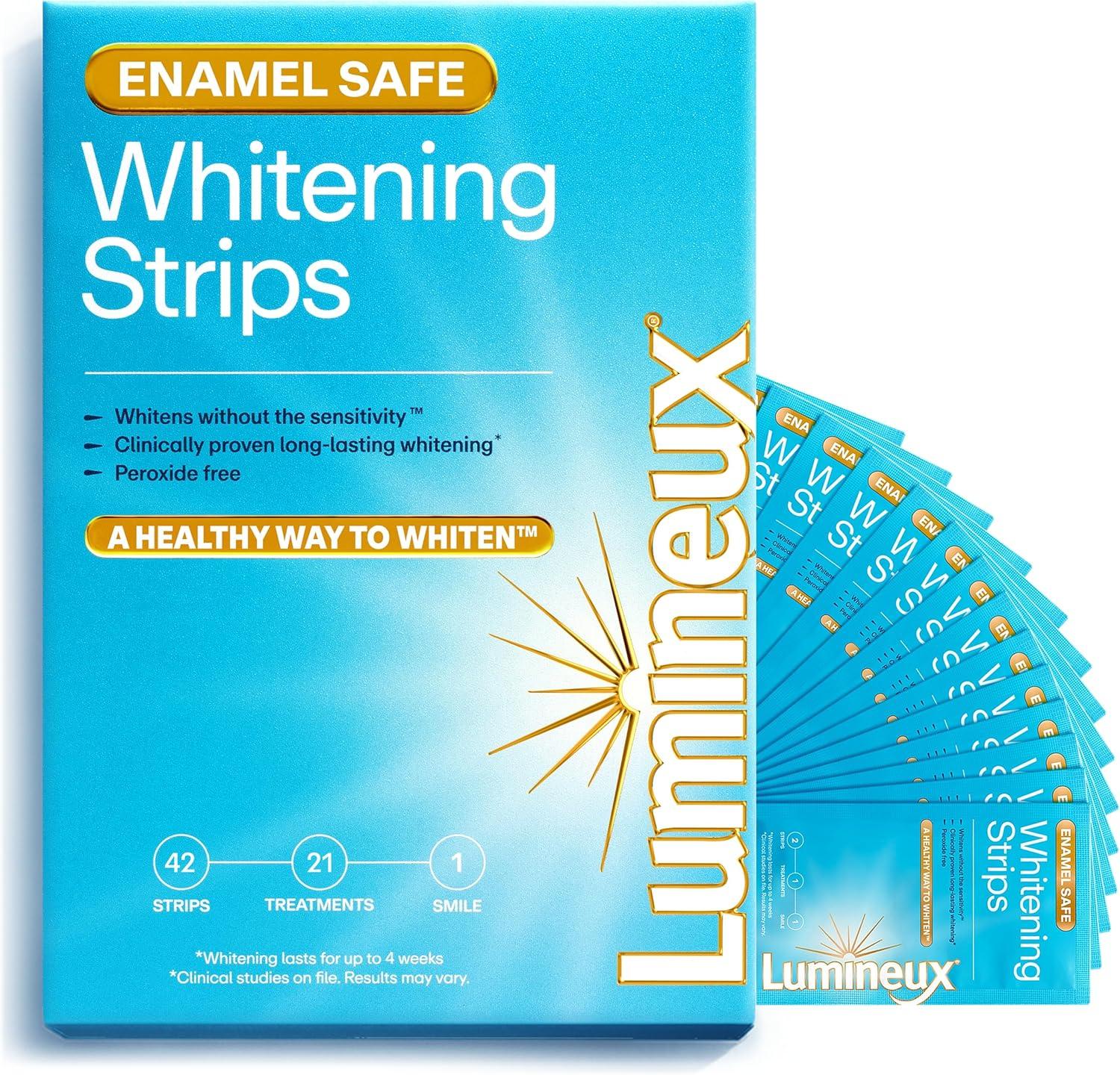 Lumineux Teeth Whitening Strips Compared: 21-Treatment, Peroxide-Free, Enamel-Safe... No Sensitivity?